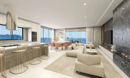 Miraggio del mare apartamento 3 suítes na meia praia