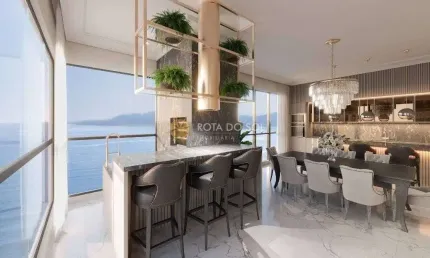 Palazzo royale apartamento quadra mar 4 suítes em meia praia itapema