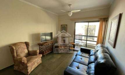 Apartamento MOBILIADO com 2 dormitórios para alugar, 107 m² por R$ 2.514/mês - Jardim Irajá - Ribeirão Preto/SP