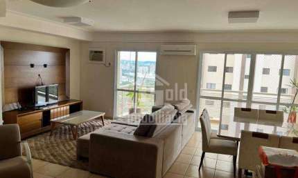 Apartamento MOBILIADO na Zona Sul com 3 dormitórios para alugar, 143 m² por R$ 6.893/mês - Jardim Irajá - Ribeirão Preto/SP