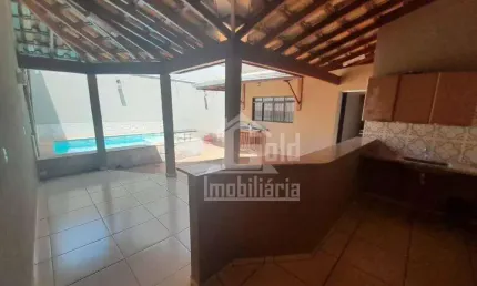 Casa com PISCINA - 3 dormitórios para alugar, 130 m² por R$ 3.090/mês - Residencial Greenville - Ribeirão Preto/SP