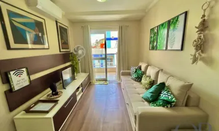 APARTAMENTO MOBILIADO COM 2 DORMITÓRIOS NA PRAIA GRANDE.