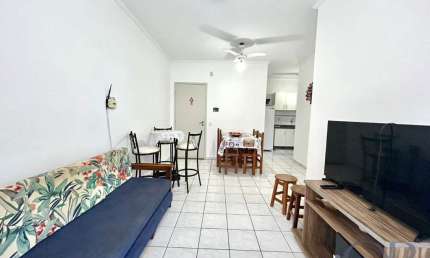 APARTAMENTO MOBILIADO COM 2 DORMITÓRIOS APENAS 150 METROS DA PRAIA GRANDE