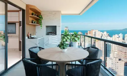 3 suites, 2 vagas, no coraÇÃo de meia praia, Meia Praia, Itapema - SC