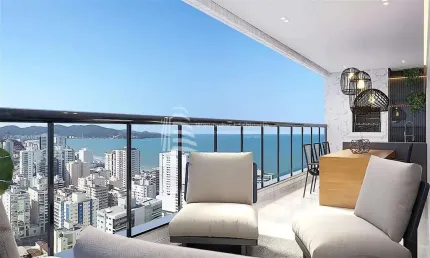 3 suites 2 vagas na meia praia/sc, Meia Praia, Itapema - SC