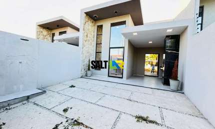 Casa com 3 dormitórios à venda, 110 m² por R$ 450.000,00 - Guaribas - Eusébio/CE
