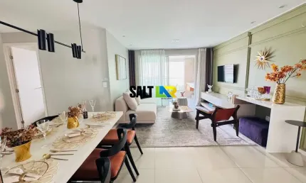 Apartamento com 3 dormitórios à venda, 89 m² por R$ 914.000,00 - Cambeba - Forta