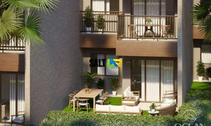 Apartamento com 2 dormitórios à venda, 35 m² por R$ 380.733 - Tapera - Aquiraz/C