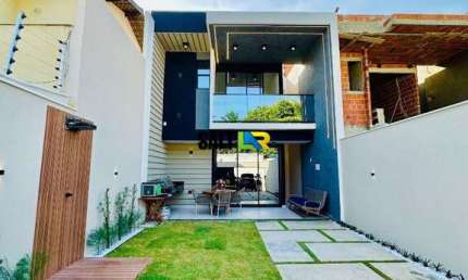 Casa com 4 dormitórios à venda, 134 m² por R$ 629.900,00 - Guaribas - Eusébio/CE