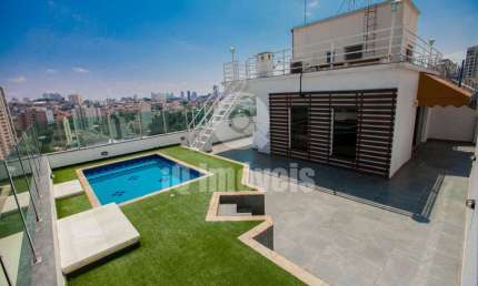 Cobertura triplex Vila Pompéia , 400 metros , 3 dormitórios, 1 suíte , 3 vagas de garagem