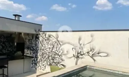 Cobertura a venda no alto da boa vista, duplex, 4 dormitórios,  suítes, 3 vagas