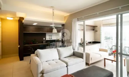 Apartamento à venda no Brooklin, 72 metros, 1 dormitório, 1 suíte, 1 vaga.