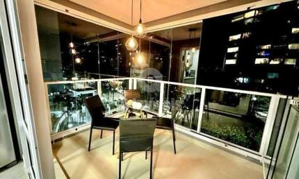 Apartamento mobiliado, de 49 metros no Campo Belo à venda R$ 790.000,00 com lazer total.