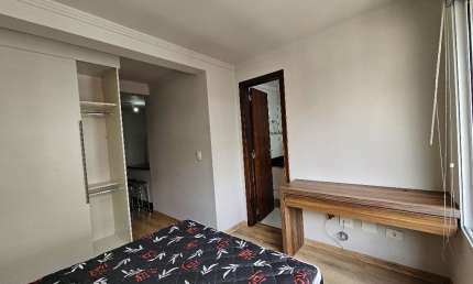 Apartamento de um quarto mobiliado no Centro de Curitiba-PR