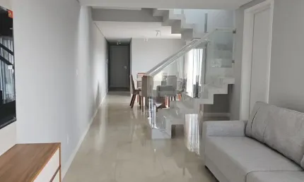 Cobertura duplex nova mobiliada 03 dormitórios 02 vagas no jardim botânico
