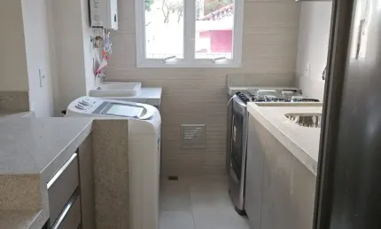 Apartamento garden novo mobiliado de 02 quartos no jardim botânico
