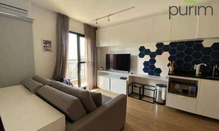 Apartamento com 1 dormitório para alugar, 36 m² por R$ 3.757,36/mês - Liberdade - São Paulo/SP