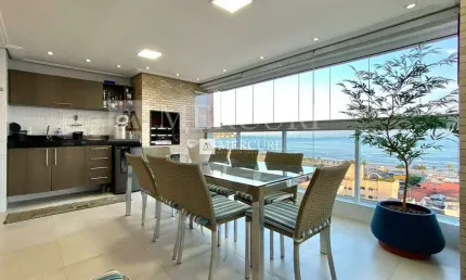 Apartamento com vista para o mar, com 3 quartos (1 suíte) à venda, 100 m² por r$ 1.650.000 - enseada - guarujá/sp – imobiliária mercuri