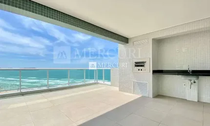 Cobertura no Guarujá, Enseada, Frente ao Mar, 3 Quartos (3 suítes), Varanda Gourmet – Imobiliária Mercuri- Imobiliária no Guarujá