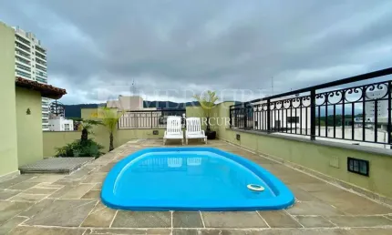 Cobertura enseada, 3 quartos à venda por r$ 950.000 - imobiliária guarujá