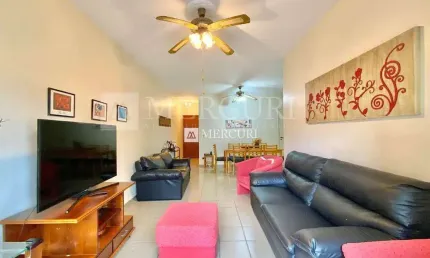 Apartamento espaçoso com 2 quartos (1 suíte) à venda, 106 m² por r$ 400.000 - enseada - guarujá/sp – imobiliária mercuri