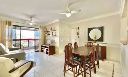 Apartamento no guarujá, enseada, 2 quartos, prédio com lazer