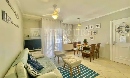 Apartamento repaginado com 2 quartos (1 suíte) à venda, 76 m² por r$ 330.000 - enseada - guarujá/sp - imobiliária mercuri