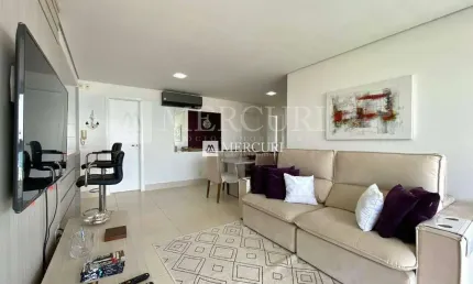Apartamento no guarujá, enseada, 3 quartos e varanda gourmet - mercuri imóveis - imobiliária no guarujá
