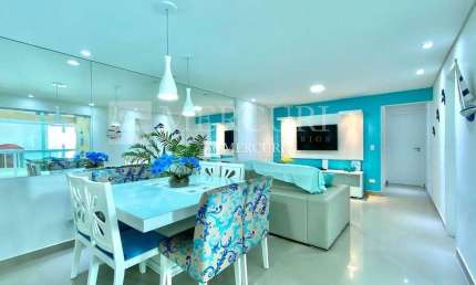 Apartamento Pitangueiras, 3 quartos à venda por R$ 990.000 - Pitangueiras - Imobiliária Guarujá