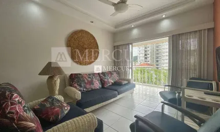 Apartamento Espaçoso com 3 quartos (3 suítes) à venda, 110 m² por R$ 470.000 - Prédio com Lazer - Enseada - Guarujá/SP – Imobiliária Mercuri