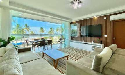 Apartamento no Guarujá, Pitangueiras, Frente Mar, com 4 Quartos.