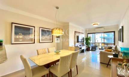 Apartamento Amplo com 3 quartos (1 suíte) à venda, 100 m² por R$ 800.000 - Prédio com Lazer - Pitangueiras - Guarujá/SP – Imobiliária Mercuri