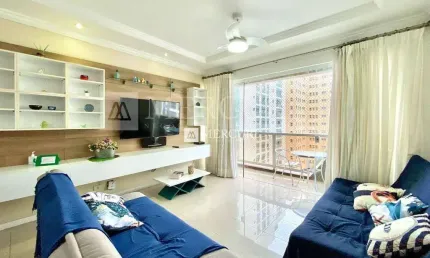 Apartamento no guarujá, pitangueiras, 3 quartos, sala para 2 ambientes e sacada - mercuri imóveis - imobiliária no guarujá