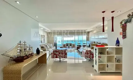 Apartamento com Vista Total para o Mar, com 4 quartos (2 suítes) à venda, 206 m² por R$ 3.200.000 - Enseada - Guarujá/SP - Imobiliária Mercuri