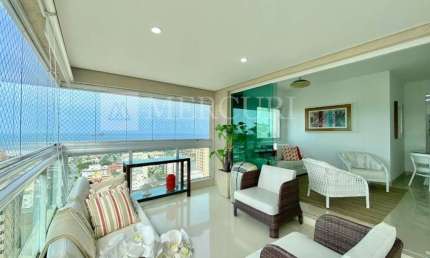 Apartamento no Guarujá, Enseada, com Vista Mar,  3 dormitórios e varanda gourmet