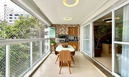 Apartamento no Guarujá, Pitangueiras, com Varanda Gourmet, 3 Quartos.