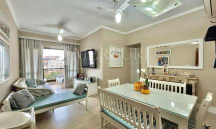 Apartamento no Guarujá, Enseada, Mobiliado, 3 Quartos