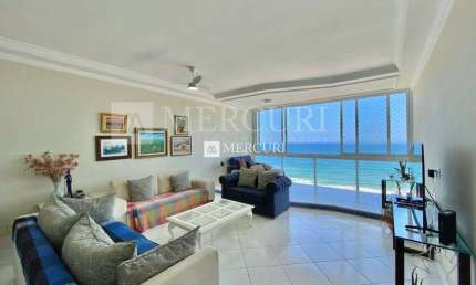 Apartamento com Vista para o Mar com 3 quartos (3 suítes) à venda, 186 m² por R$ 1.350.000 - Pitangueiras - Guarujá/SP - Imobiliária Mercuri