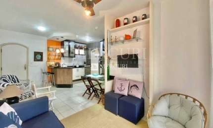 Apartamento com 3 quartos à venda, 90 m² por R$ 580.000 - Prédio com Lazer - Enseada - Guarujá/SP - Imobiliária Mercuri