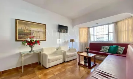 Apartamento a 180 metros da praia com 2 quartos (2 suítes) à venda, 64 m² por r$ 460.000 - pitangueiras - guarujá/sp - imobiliária mercuri