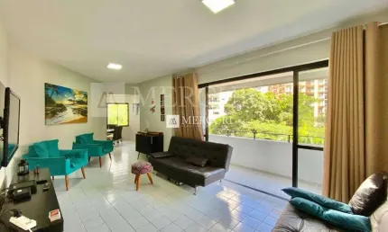 Apartamento Amplo com 3 quartos (3 suítes) à venda, 139 m² por R$ 750.000 - Pitangueiras - Guarujá/SP - Imobiliária Mercuri