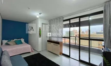 Apartamento no Guarujá, Enseada, 1 Quartos e Varanda - Mercuri Imóveis - Imobiliária no Guarujá