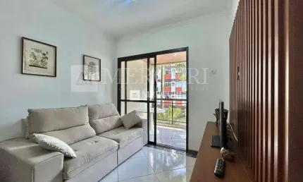 Apartamento no Guarujá, Enseada com Varanda, 2 Suítes.