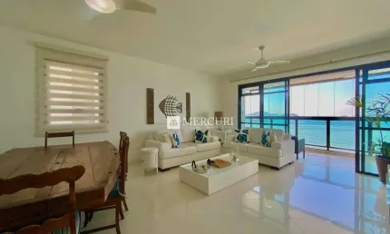 Apartamento no Guarujá, Astúrias, Frente Mar com 3 quartos (3 suítes).