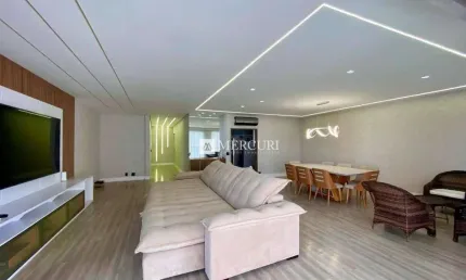 Apartamento repaginado com 4 quartos (3 suítes) à venda, 238 m² por r$ 1.600.000 - pitangueiras - guarujá/sp - imobiliária mercuri