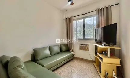 Apartamento enseada, 1 quarto à venda por r$ 215.000 - imobiliária guarujá