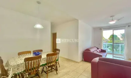 Apartamento com sacada, 2 quartos (1 suíte) à venda, 75 m² por r$ 300.000 - enseada - guarujá/sp - imobiliária mercuri