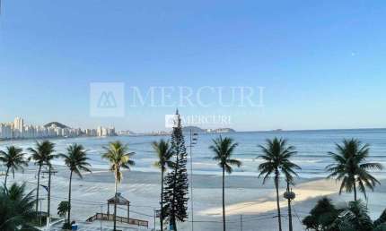 Apartamento com Vista para o Mar, 3 quartos (1 suíte) à venda, 145 m² por R$ 1.500.000 - Jardim Astúrias - Guarujá/SP - Imobiliária Mercuri