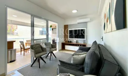 Apartamento com Varanda Gourmet 3 quartos (1 suíte) à venda, 80 m² por R$ 800.000 - Enseada - Guarujá/SP - Imobiliária Mercuri