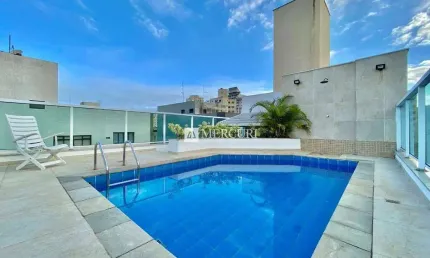 Cobertura com Piscina, 5 quartos (2 suítes) à venda, 400 m² por R$ 1.080.000 - Enseada - Guarujá/SP - Imobiliária Mercuri